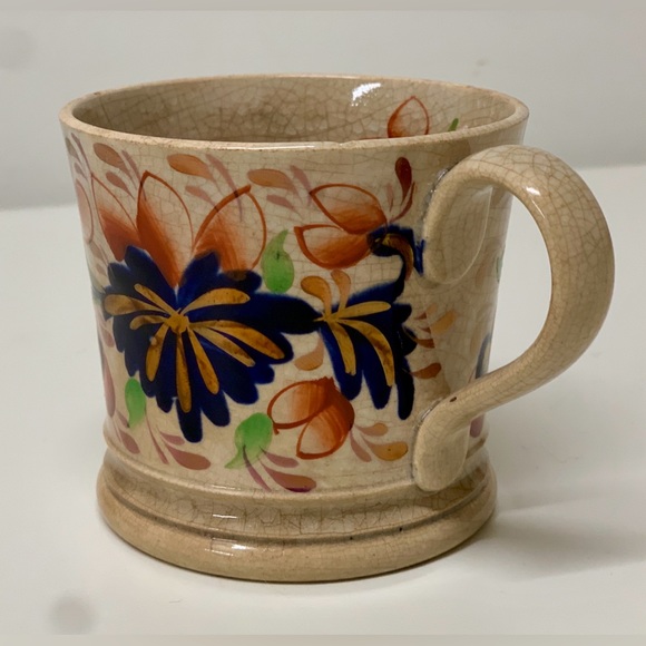 19th Century Gaudy Welsh Grape Gift Mug Inscribed "A Present From Blackpool" - Picture 14 of 16